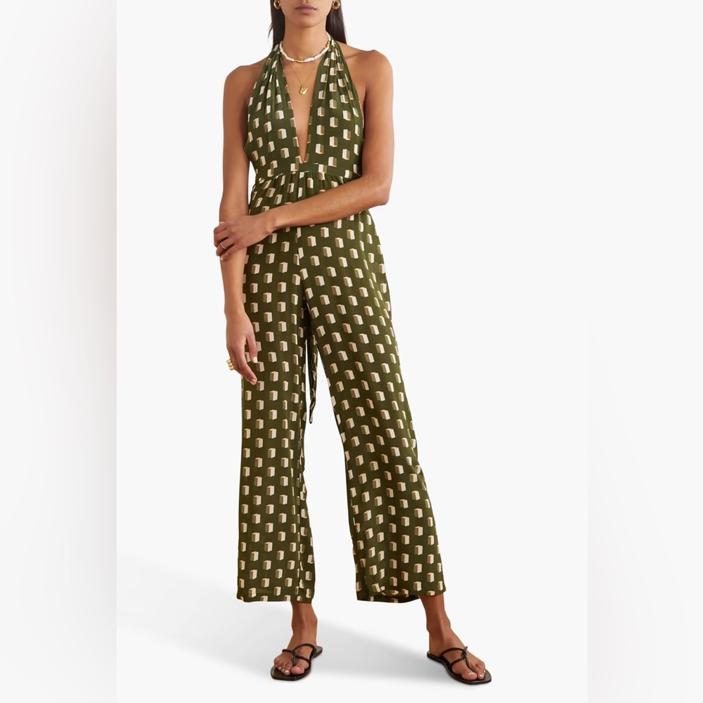 Evarae 100% Silk Jumpsuit
